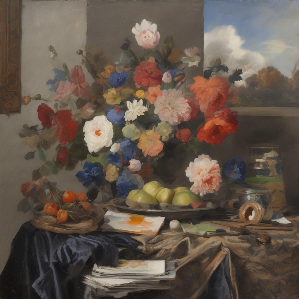 Η εξέλιξη του ύφους και των τεχνικών του καλλιτέχνη